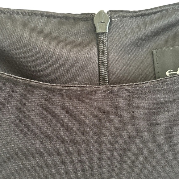 Elegant Black & White Dress Sleeveless A-Line Party Banquet Women's Size 14 - Picture 5 of 15